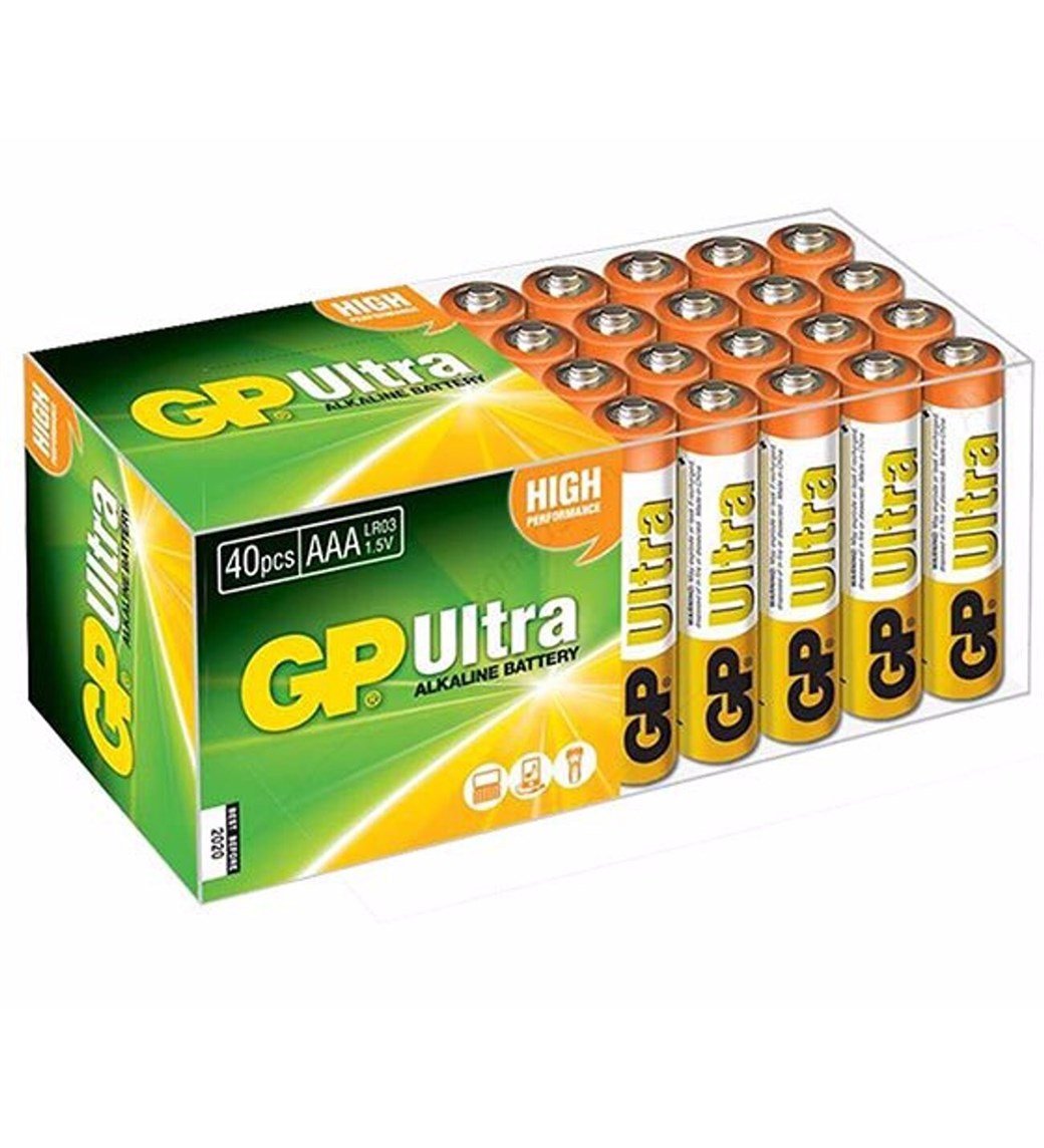 GP 24AU R03 ULTRA ALKALİN AAA İNCE KALEM 40 LI PAKET FİYAT