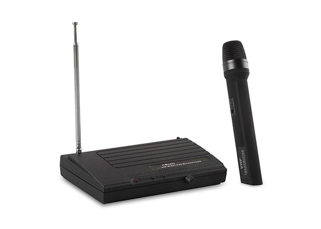 Mikado MCW-44B Syh 2Kanal VHF Kablsz Set Mikrofon