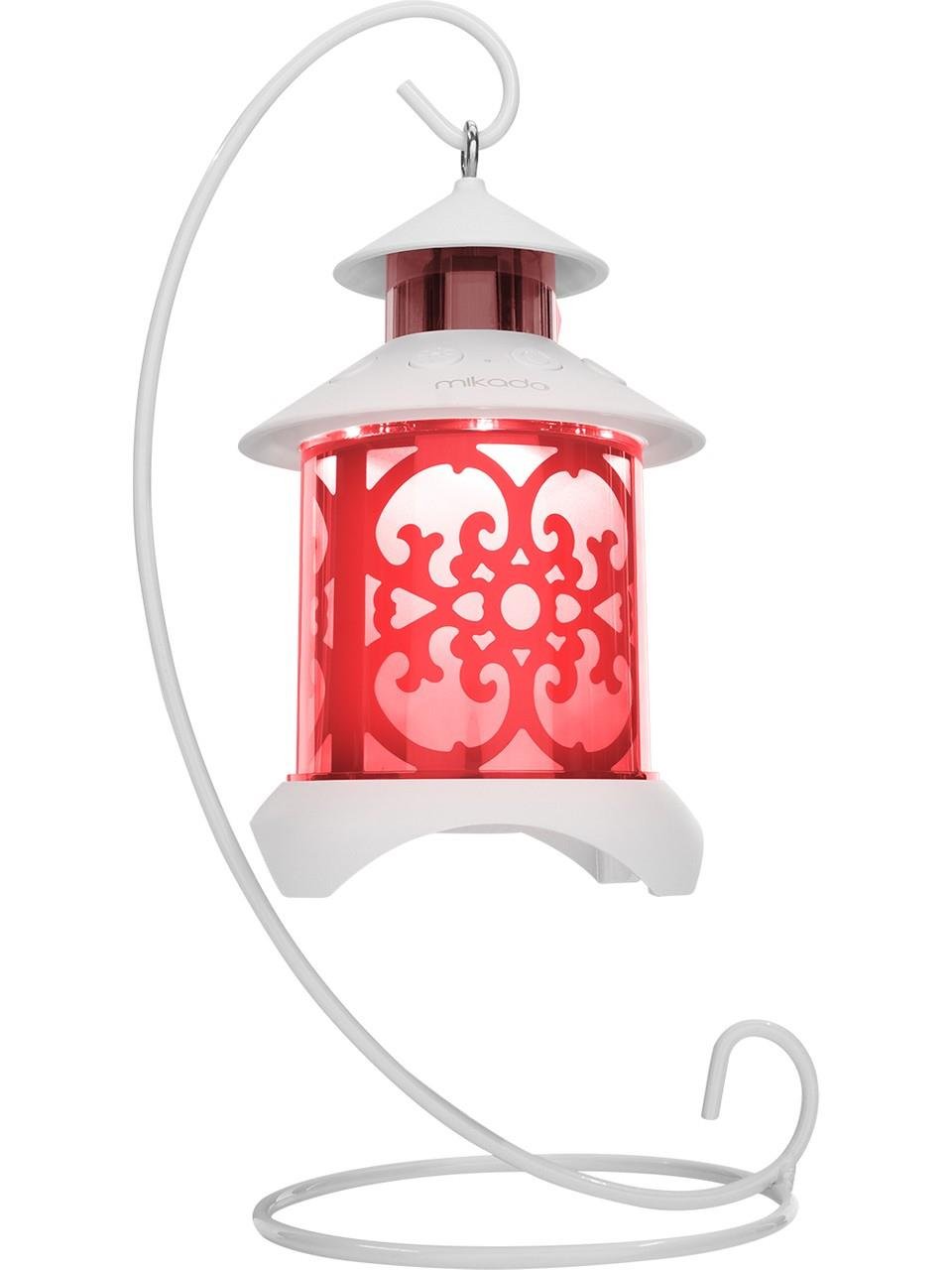 Mikado MD-20BT Beyaz 5W 1200mAh BT-LED Işıklı Bluetooth Hoparlör