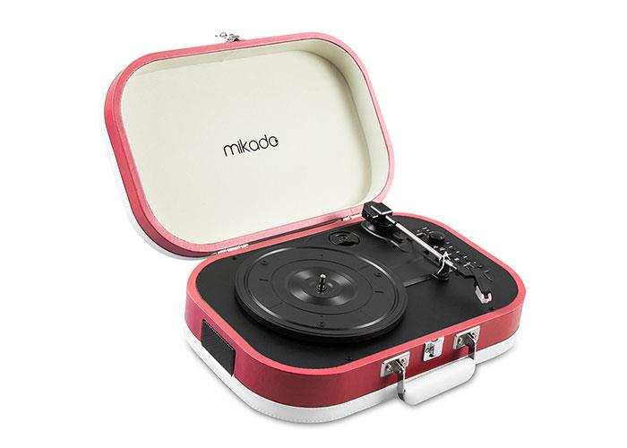 Mikado Nostalgia MN-101 Pikap Mercan Rengi Usb+RCA+Bluetooth Destekli Müzik Kutusu