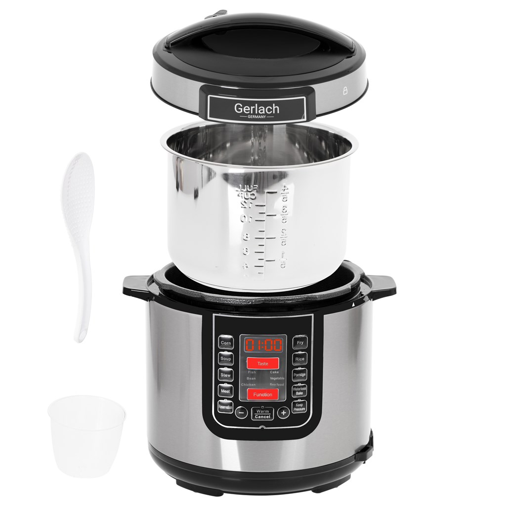 ADLER GL6412 MULTIFUNCTION ELECTRIC PRESSURE COOKER TEKNOGOLD
