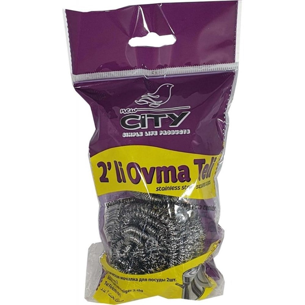 NEW CITY T-299 BULAŞIK TELİ 2 Lİ