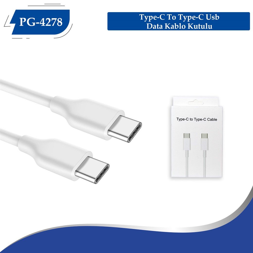 PG-4278 TYPE-C TO TYPE-C DATA KABLOSU