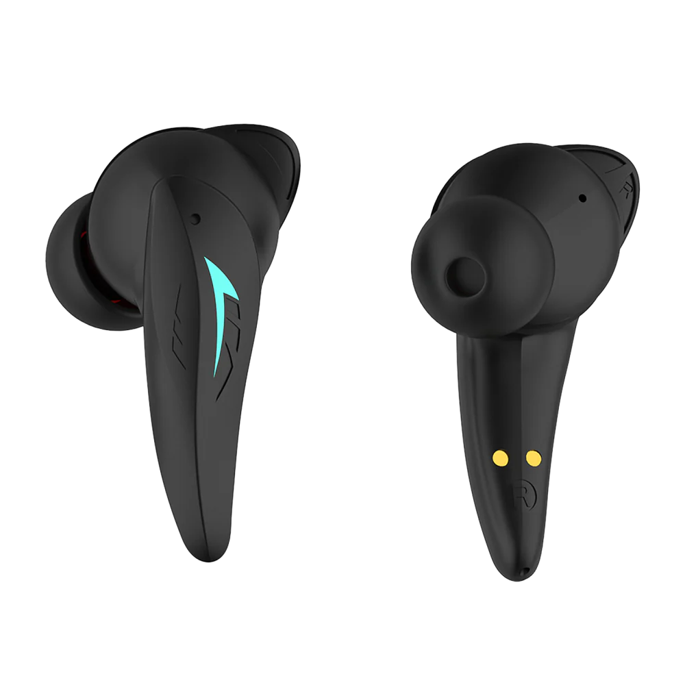 Rampage Clutch T01 Siyah 4 Mikrofonlu ENC+ANC Oyuncu Bluetooth V5.3 TWS Gerçek Kablosuz Kulaklık