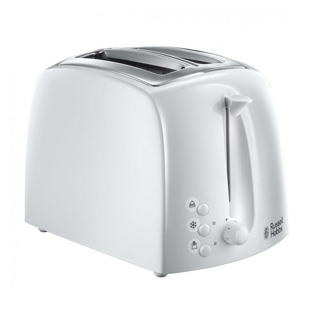 RUSSEL HOBBS RU-21640 TOASTER   2 SLİCE   TEXTURES   WİDE   WHİTE EKMEK KIZARTMA