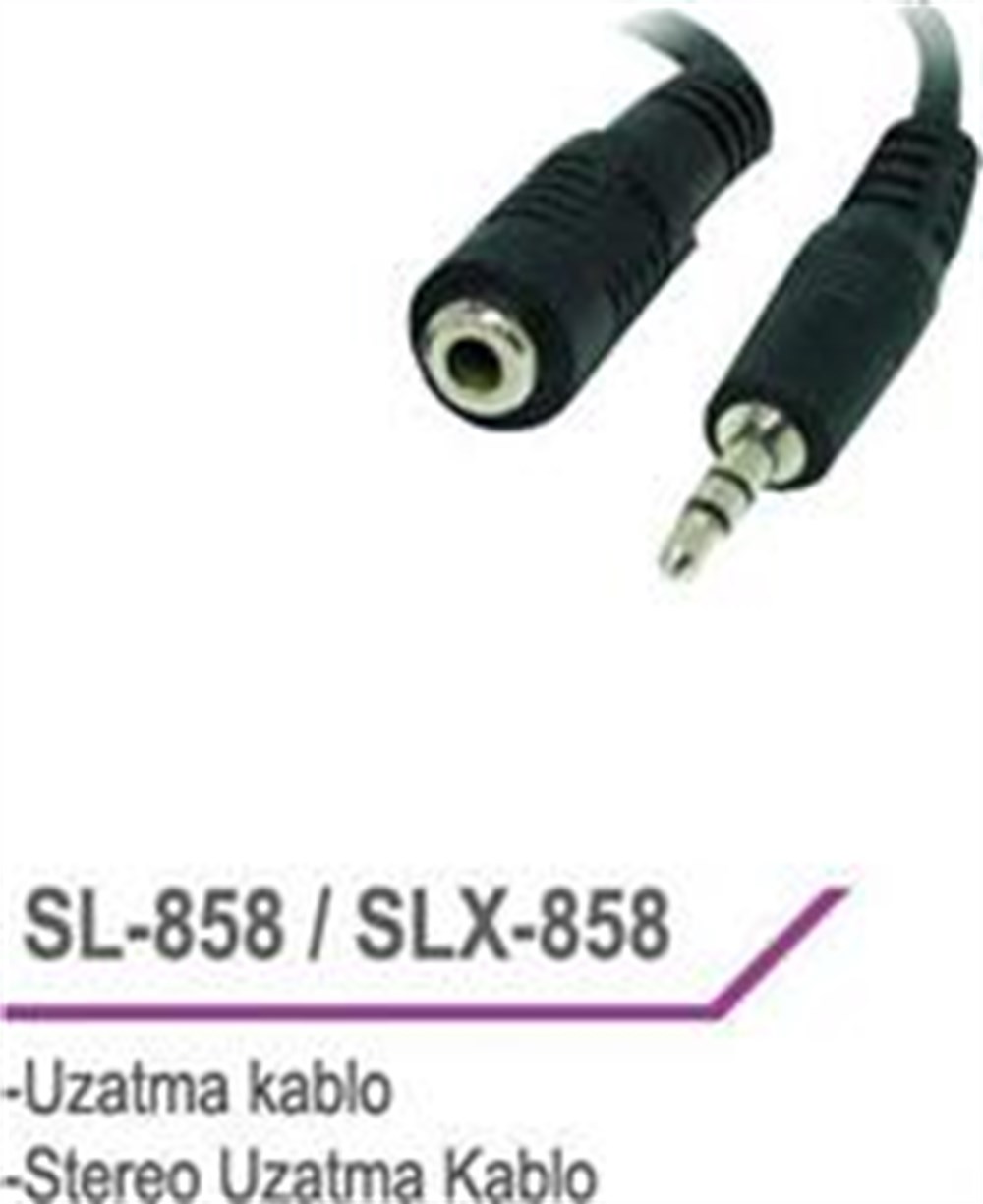 S-link SL-858 1.5m Stereo Uzatma Kablosu