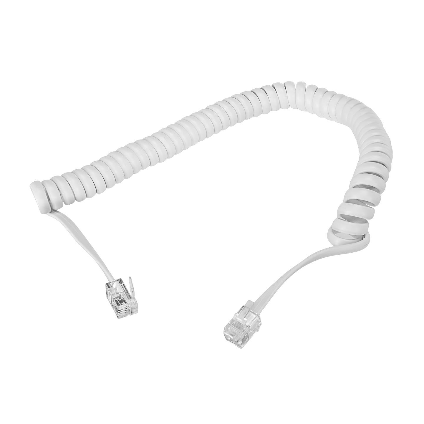 S-link SL-TEL3 2m Telefon Ahize Beyaz Kablo