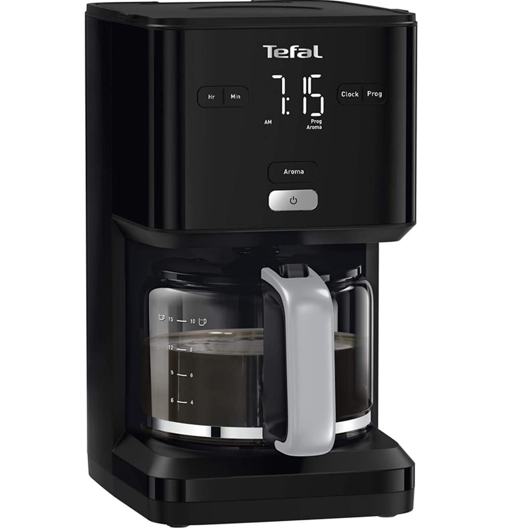 TEFAL TEF-CM600840 1.25 LT. DİJİTAL GÖSTEGELİ FİLTRE KAHVE MAKİNESİ