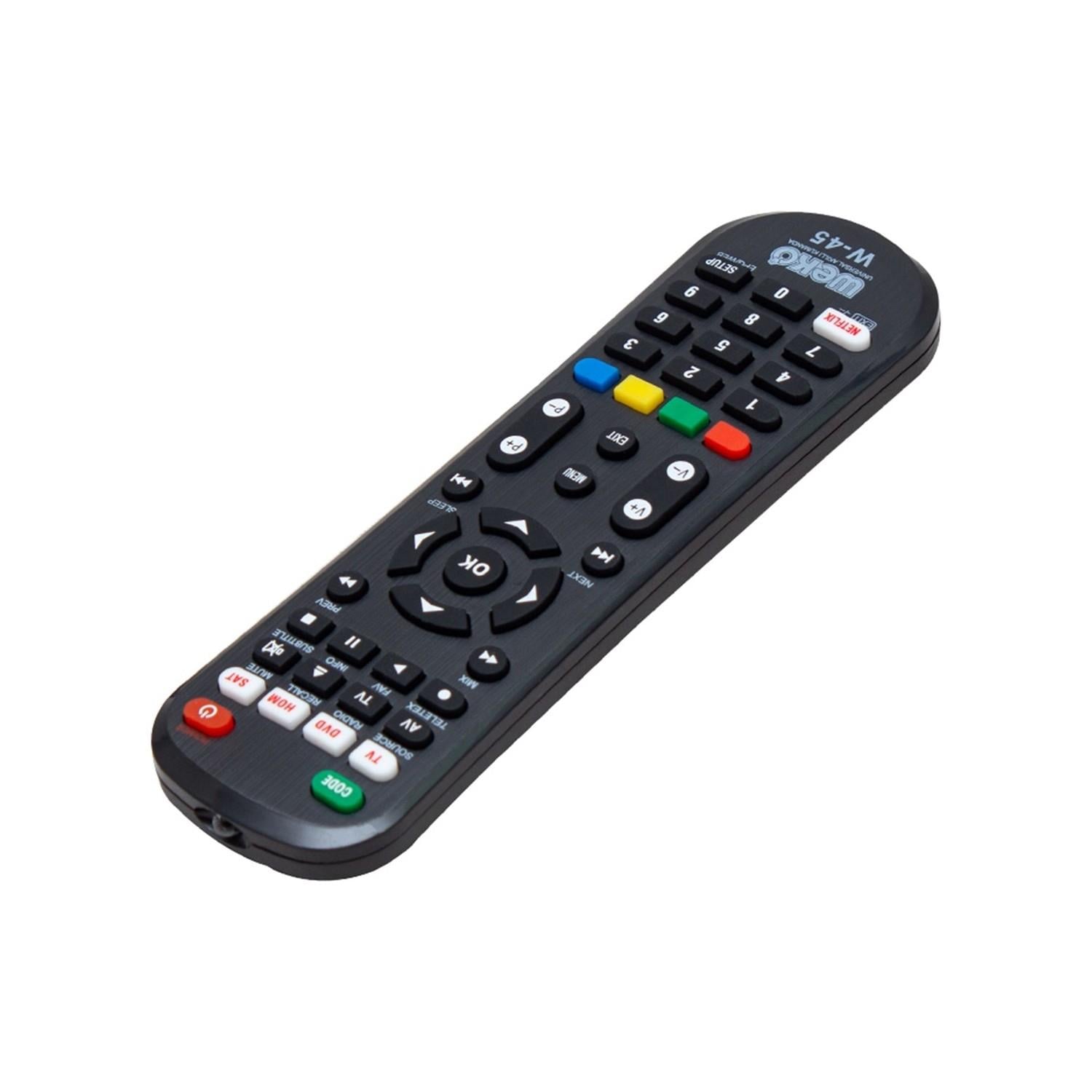 WEKO W-45 NETFLIX TUŞLU 4 IN 1 UNIVERSAL TÜM MODELLER ÖĞRENEBİLEN AKILLI KUMANDA