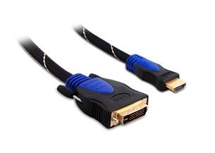 S-link SLX-310 HDMI/DVI 24+1 M 1.5m Altın Uçlu 24K + Kor.Kılıf Kablo
