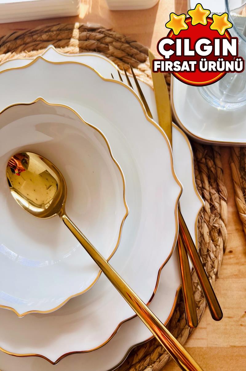 24 PARÇA BONE YEMEK TAKIMI