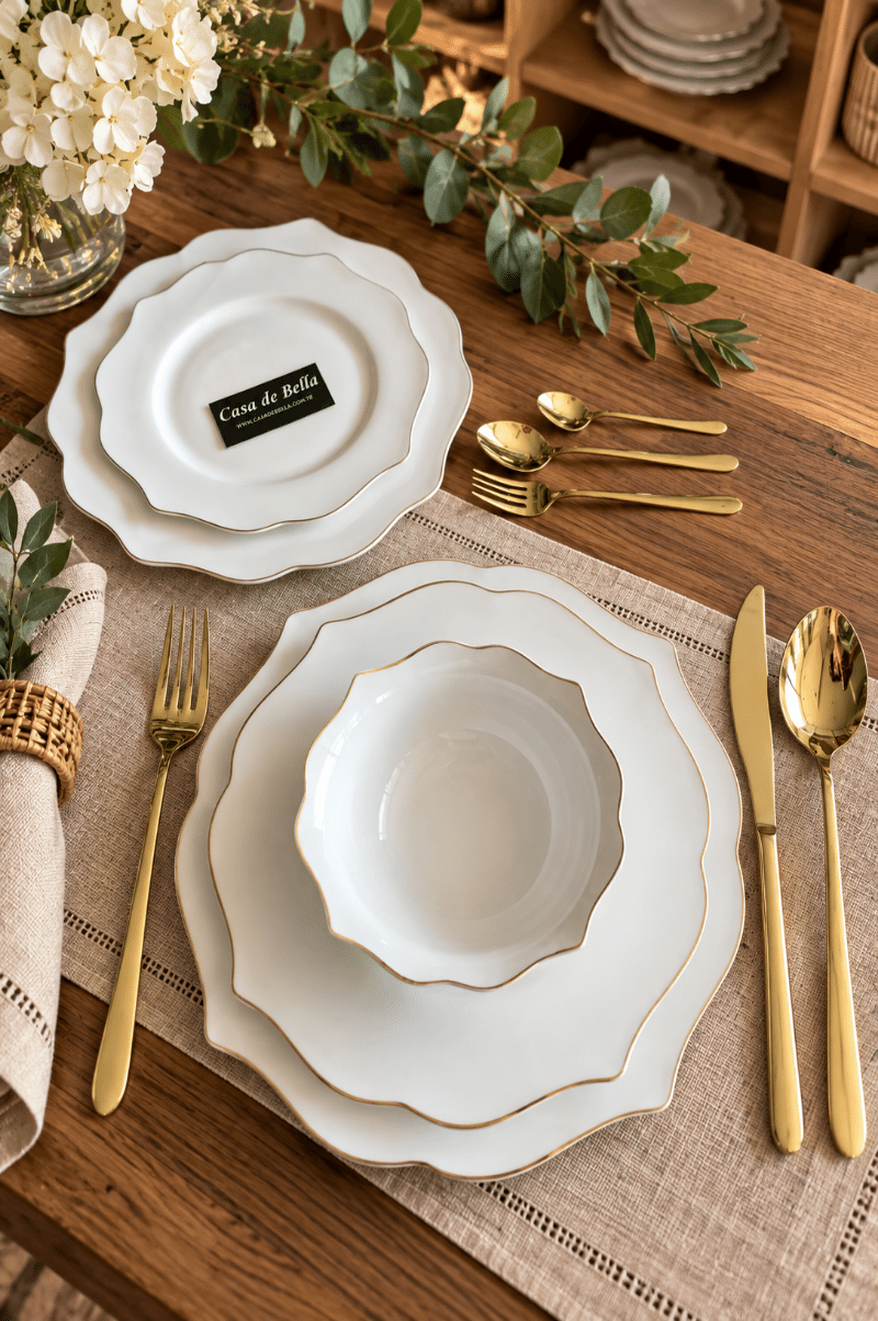 24 PARÇA BONE YEMEK TAKIMI