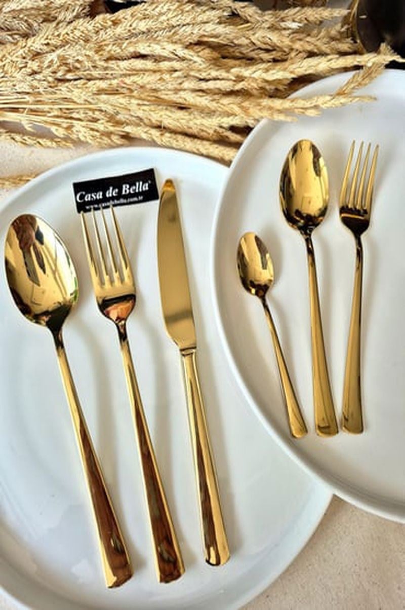 36 Parça Gold  Çatal Bıçak Takımı 