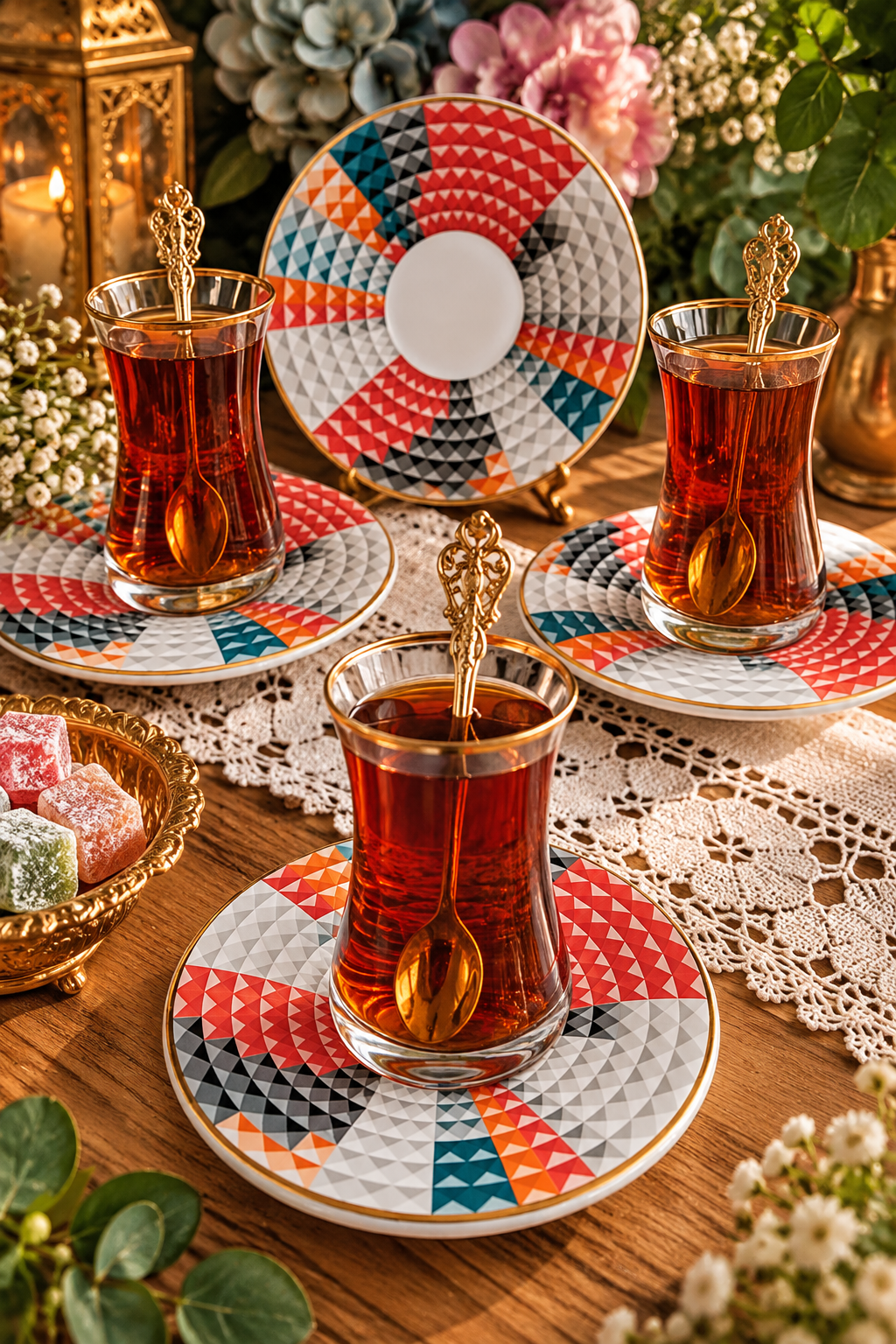 6 Kişilik Çay Seti