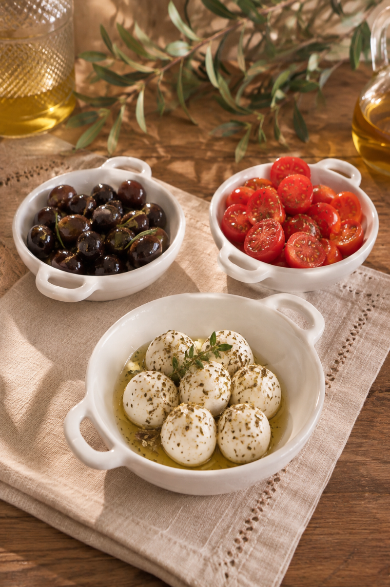 Porselen Kulplu Kahvaltı-Meze Sunum tabağı  15 cm
