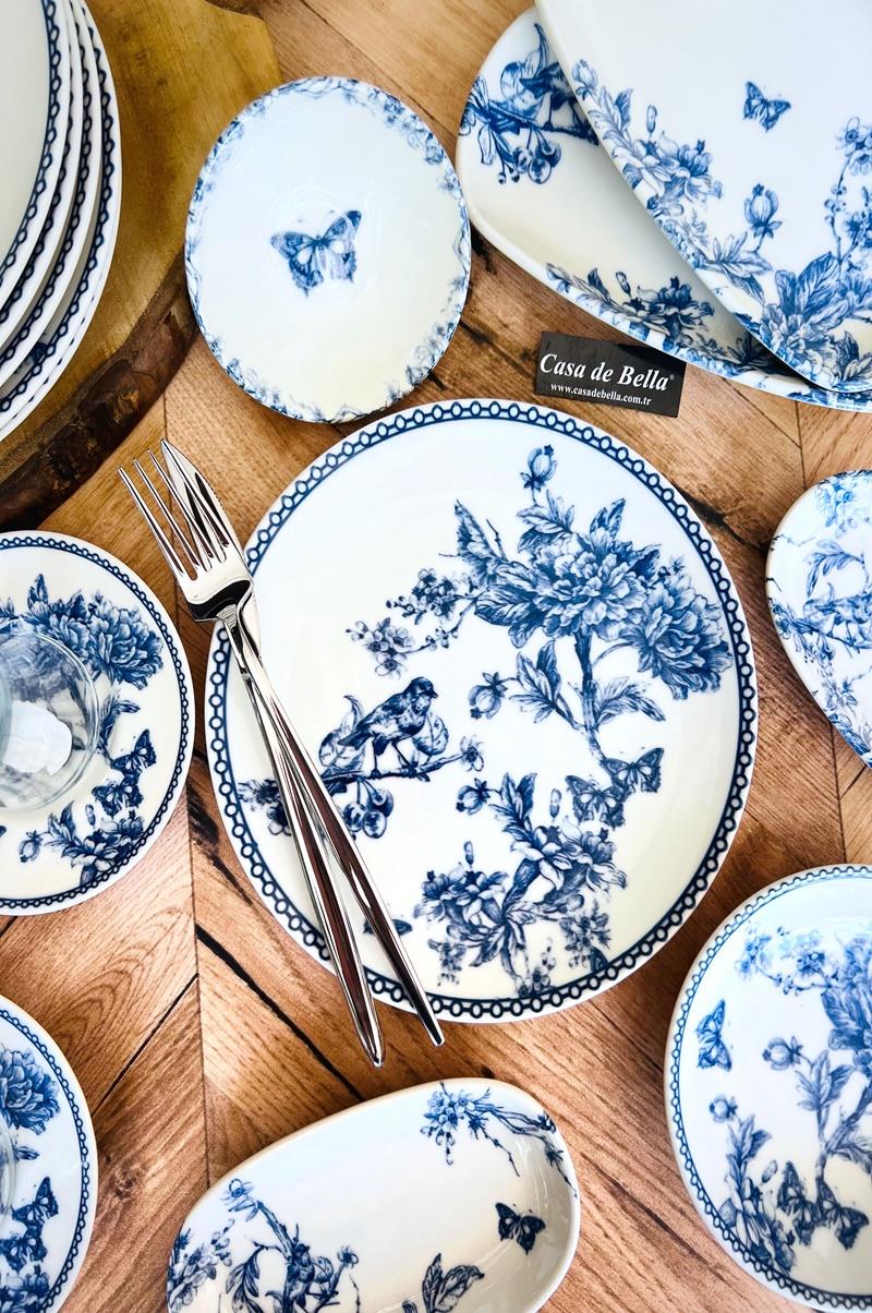 VİNTAGE 34 PARÇA KAHVALTI SETİ