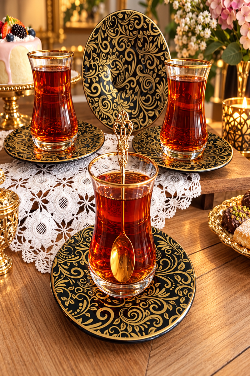 6 Kişilik Çay Seti