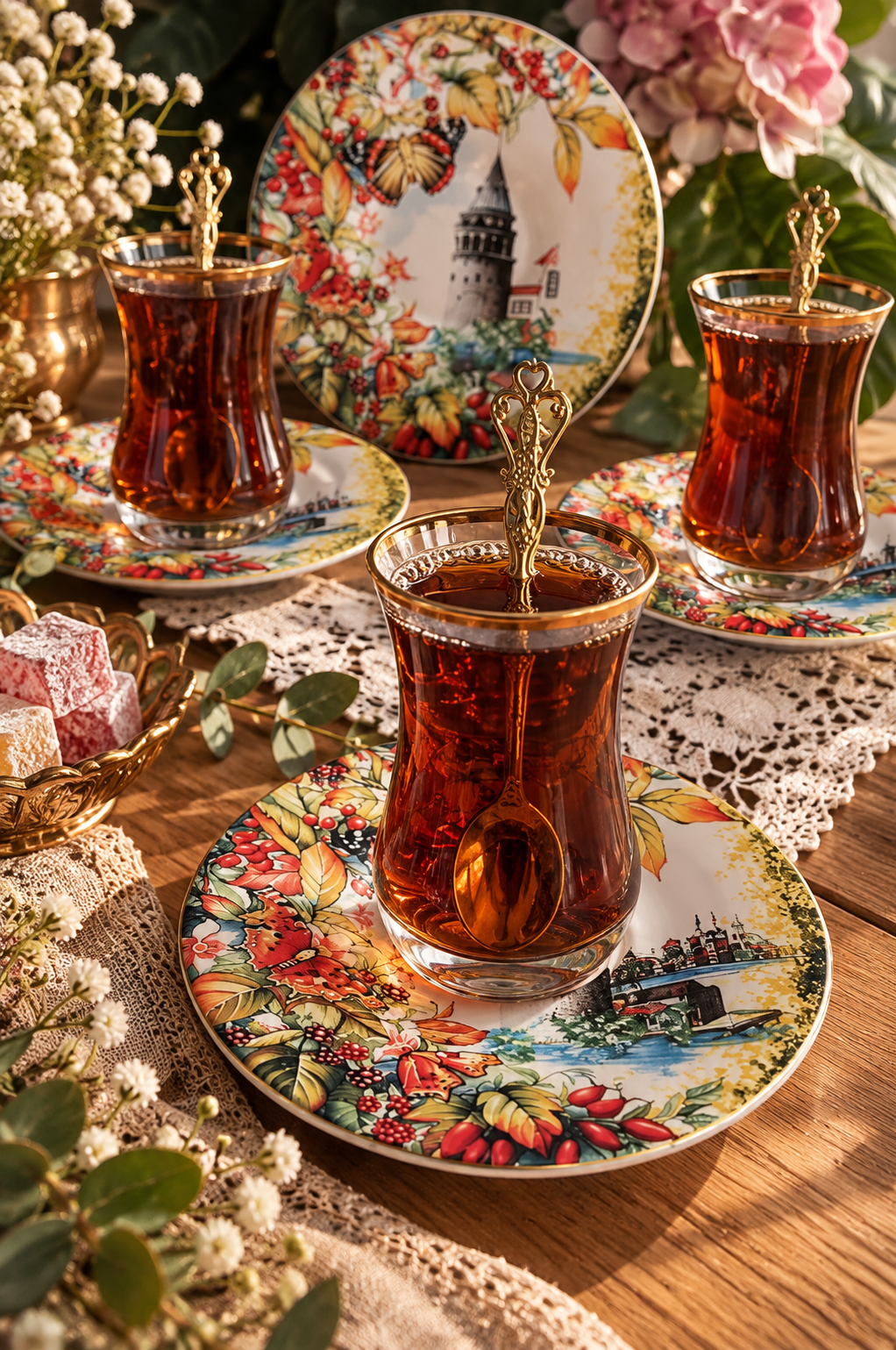 6 Kişilik Çay Seti