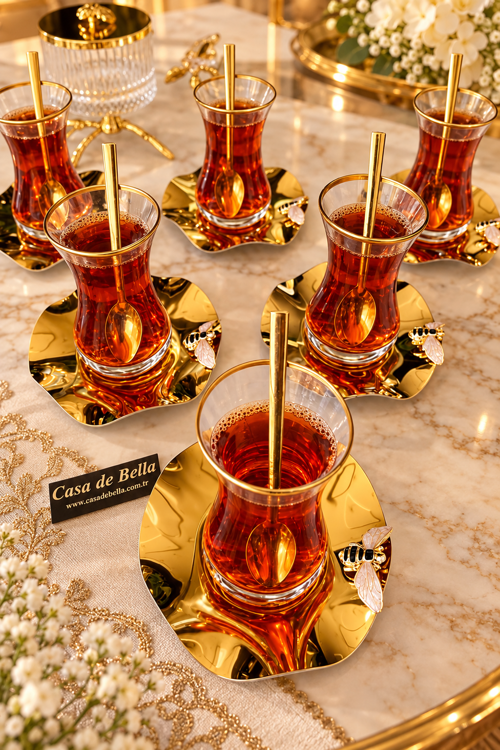Bal Böceği 6 Kişilik Çay Seti
