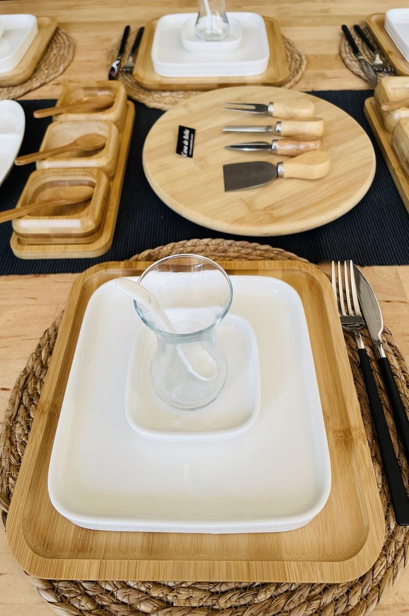 Bambu Porselen 89 Parça 12 Kişilik Kahvaltı Takımı
