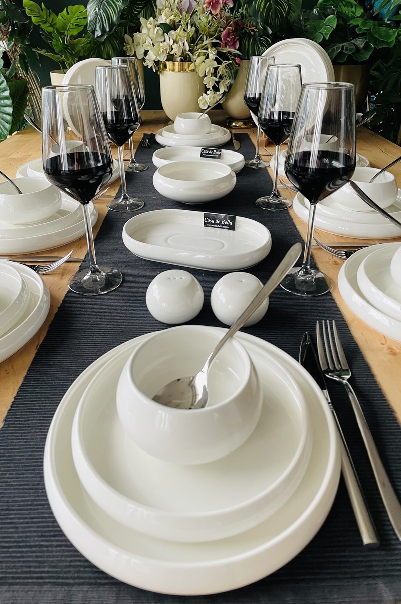 Bianco Perla 23 Parça 6 Kişilik Yemek Takımı