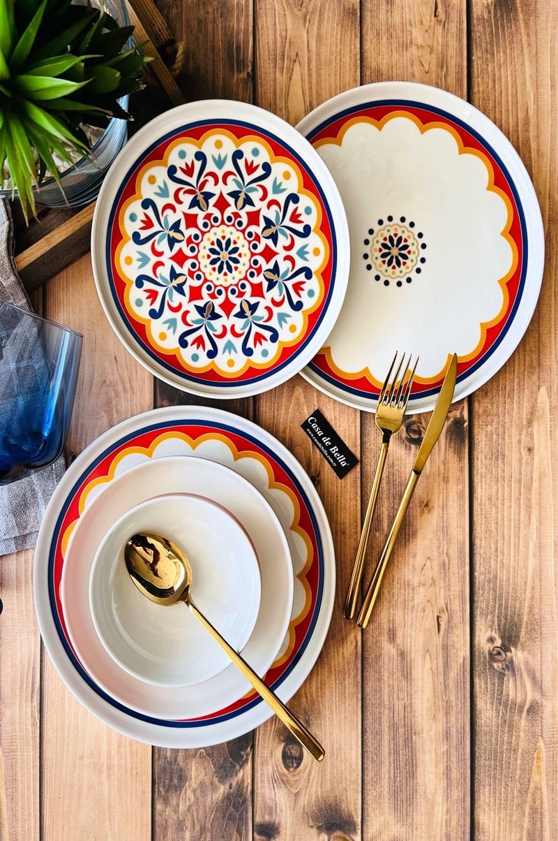 BOHEM BONE MODERN 24 PARÇA 6 KİŞİLİK YEMEK TAKIMI