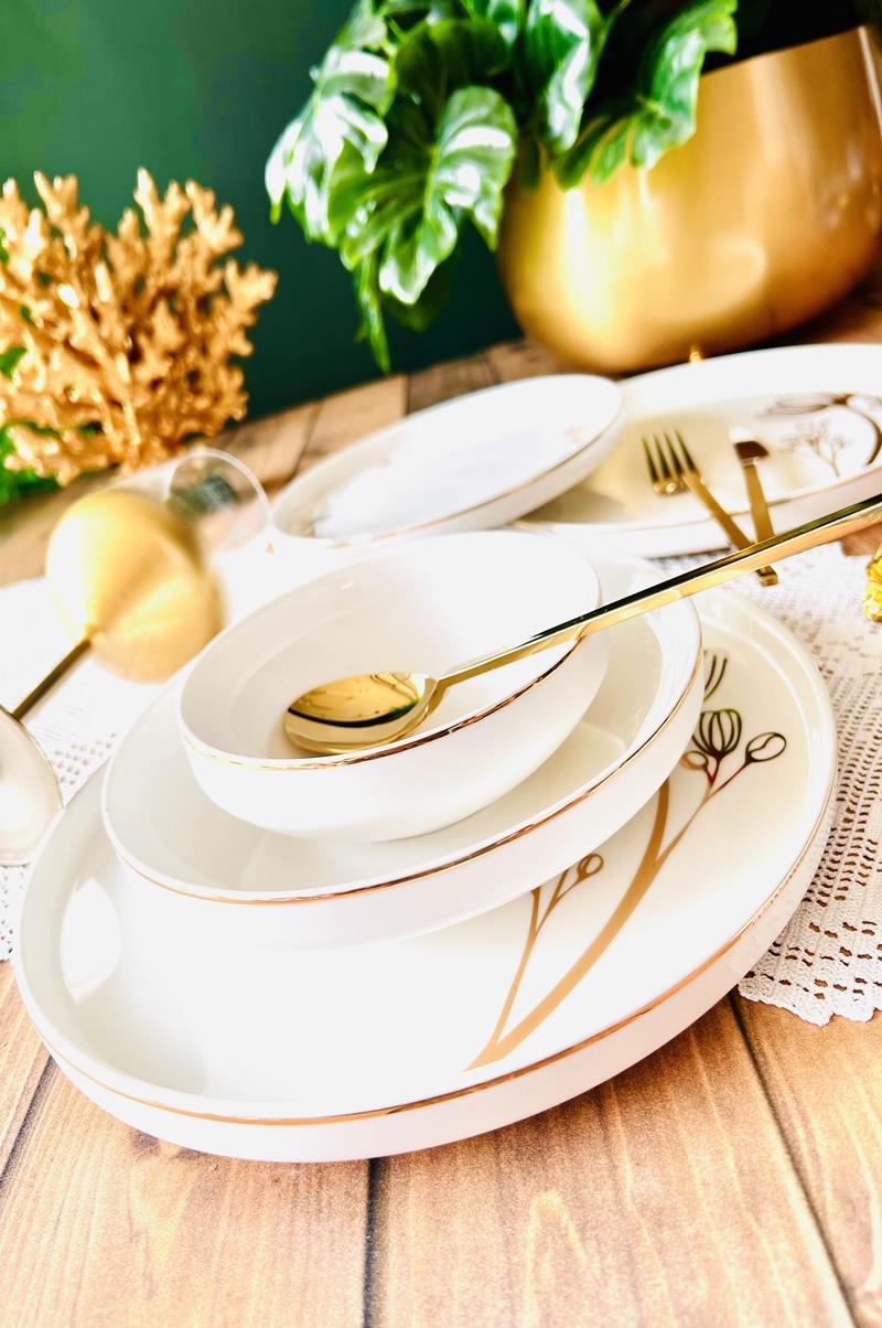 NARİN MODERN 24 PARÇA 6 KİŞİLİK YEMEK TAKIMI