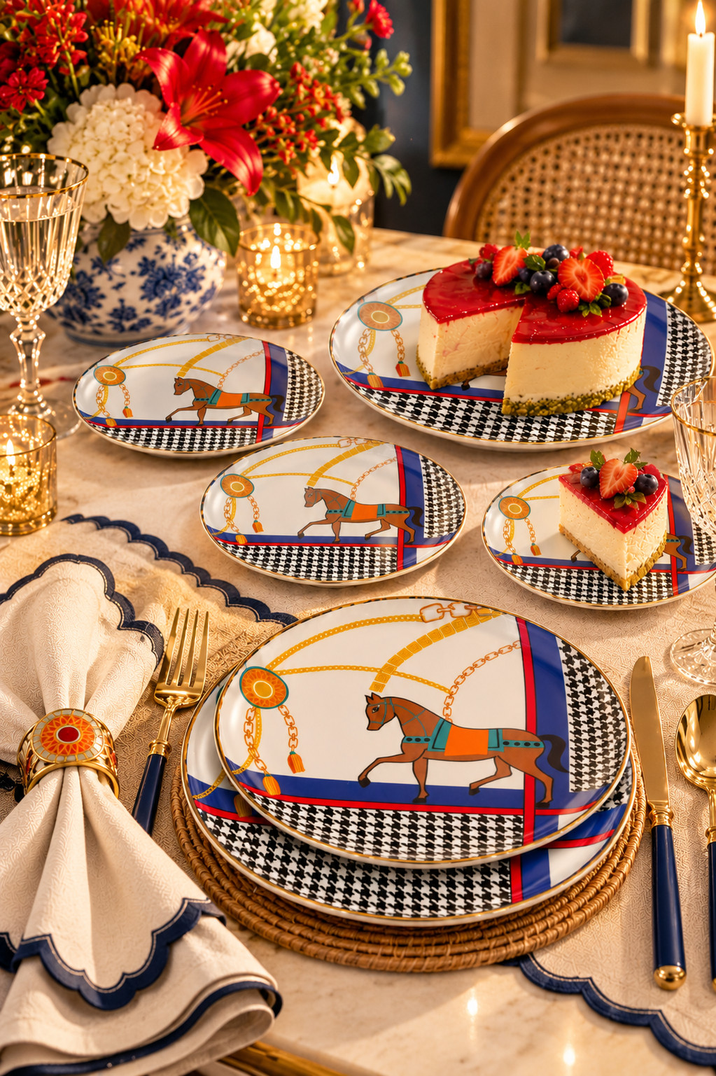 Royal Equestrian 7'li Pasta Seti