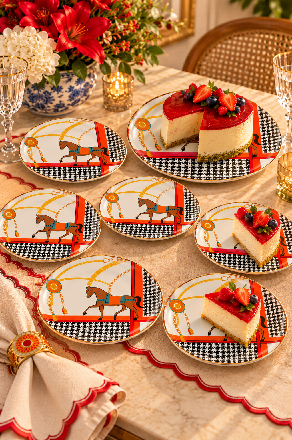 Royal Equestrian 7'li Pasta Seti