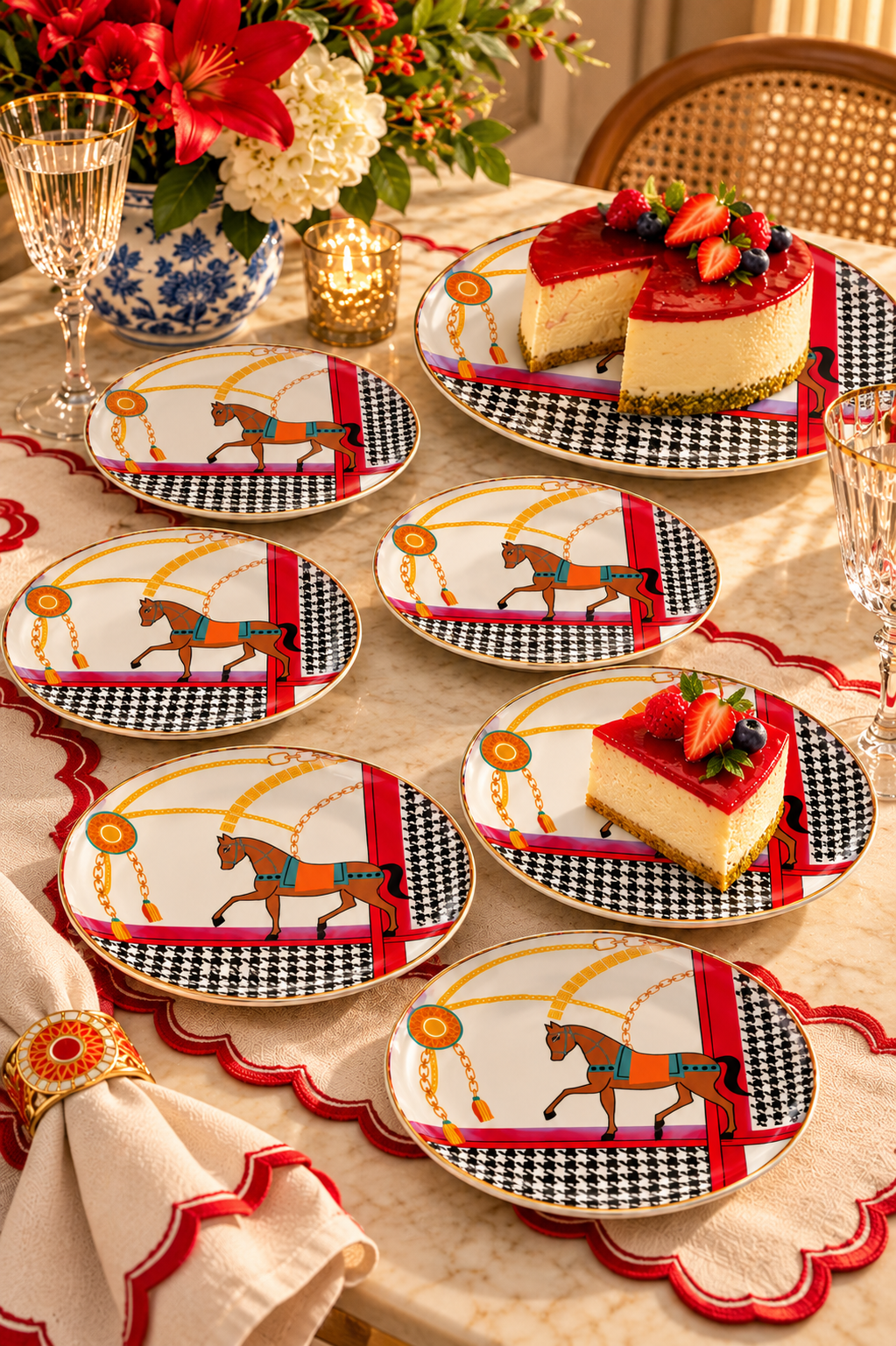 Royal Equestrian 7'li Pasta Seti