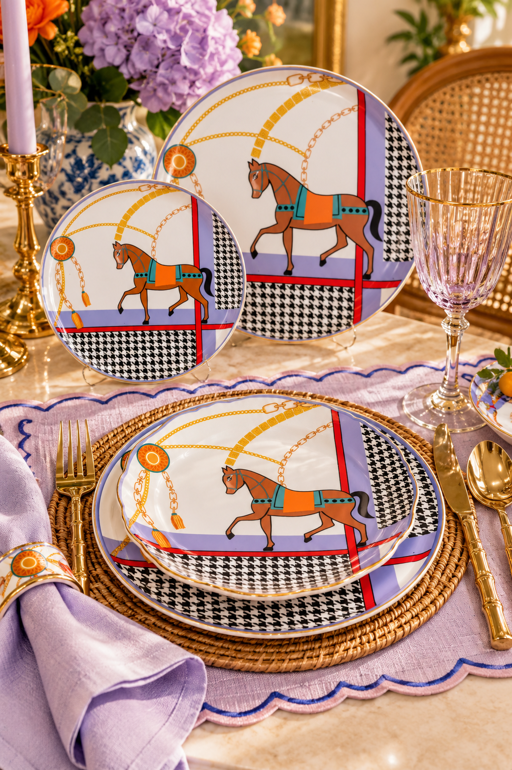 Royal Equestrian 7'li Pasta Seti