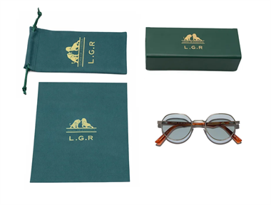Lgr Meknes Silver Antiqued Havana Chiaro 02 Light Blue Photochromic Unisex Güneş Gözlüğü