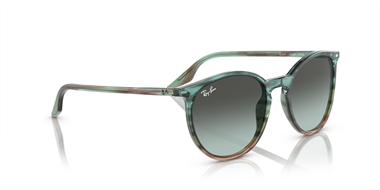 Ray-Ban Çizgili Mavi ve Yeşil 0RB 2204 1394/GK 51