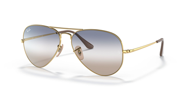 Ray-Ban 0RB 3689 Aviator Metal II 001/GD 58
