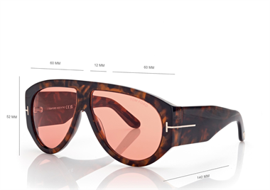 Tom Ford TF 1044 Bronson 52S 60 Unisex Güneş Gözlüğü