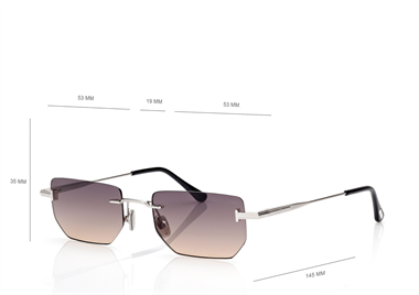 Tom Ford TF 1355 Ethan-02 16B 53 Unisex Güneş Gözlüğü