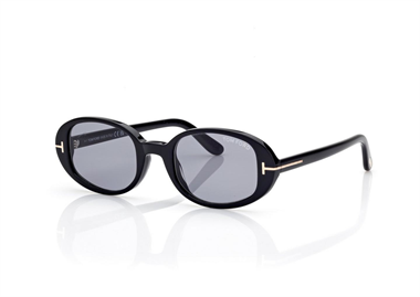Tom Ford Siyah Çerçeve TF 1364 Iggy Açık Gri Lens 01A 49-21 Güneş Gözlüğü