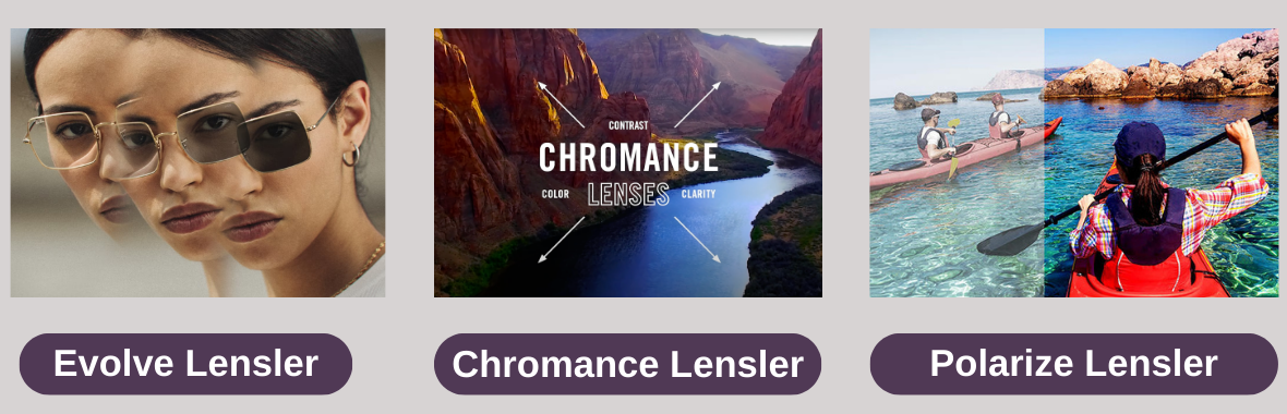 Ray-Ban Evolve Chromance Polarize lens teknolojileri