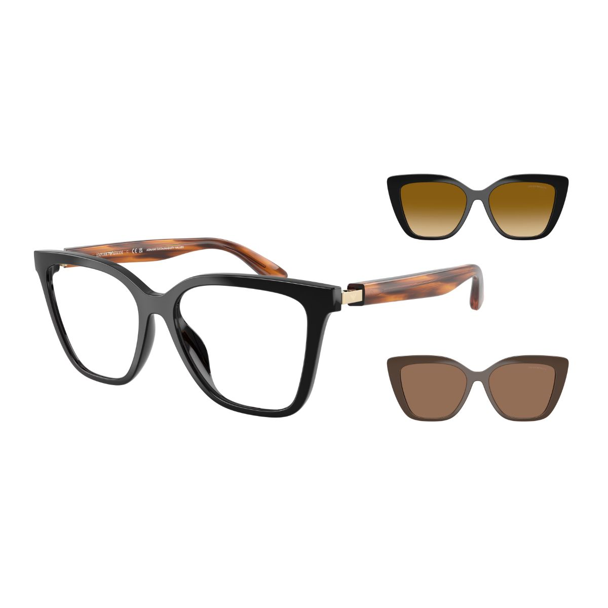 Emporio Armani 4254U CLIPON 6268/1W 52 Mavi Işık Koruma Mavi Işık Koruma