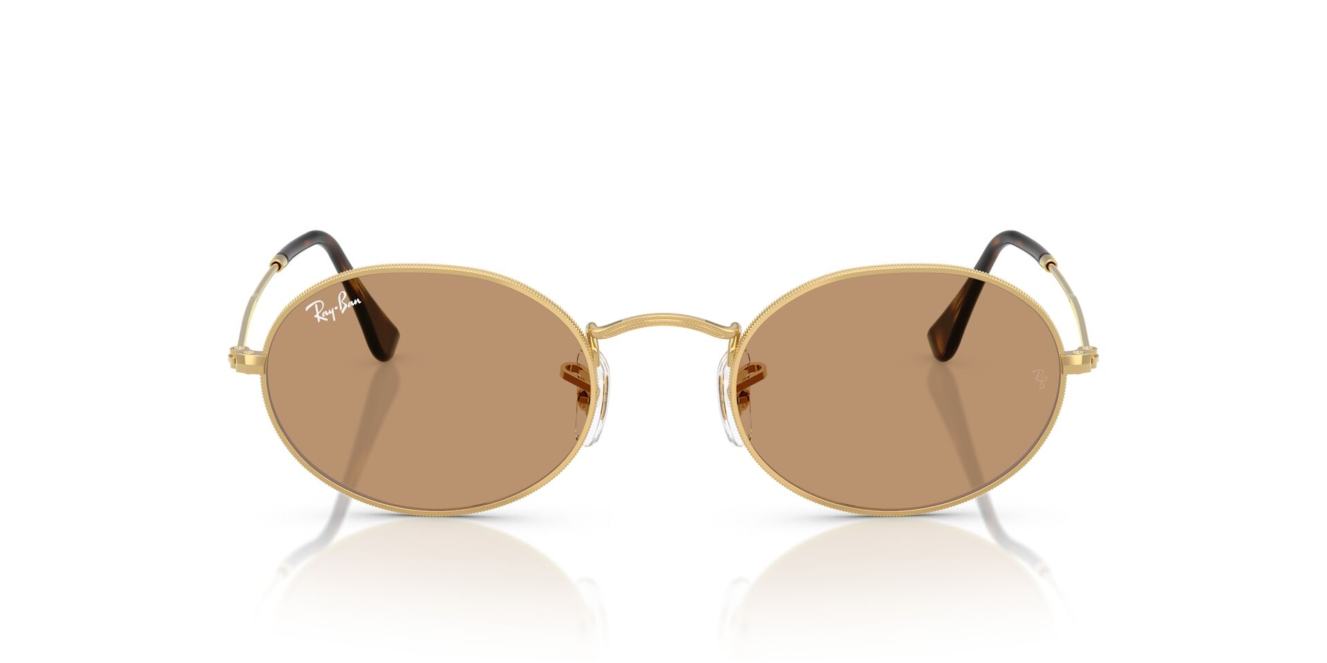 Ray-Ban RB 3547 001/53 gold çerçeve pembe cam gözlük