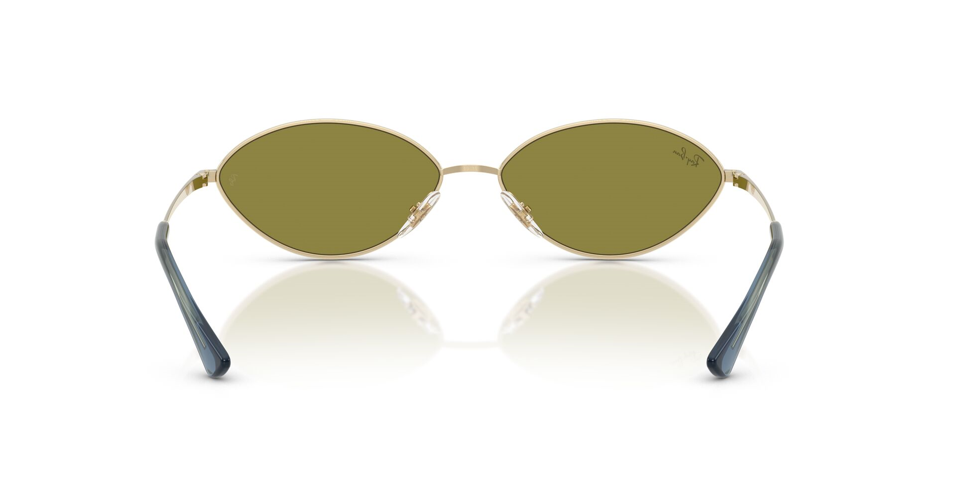 Ray-Ban RB 3757 Kai 9213/2 56 Gold Light Green Sunglasses | Emre Optik