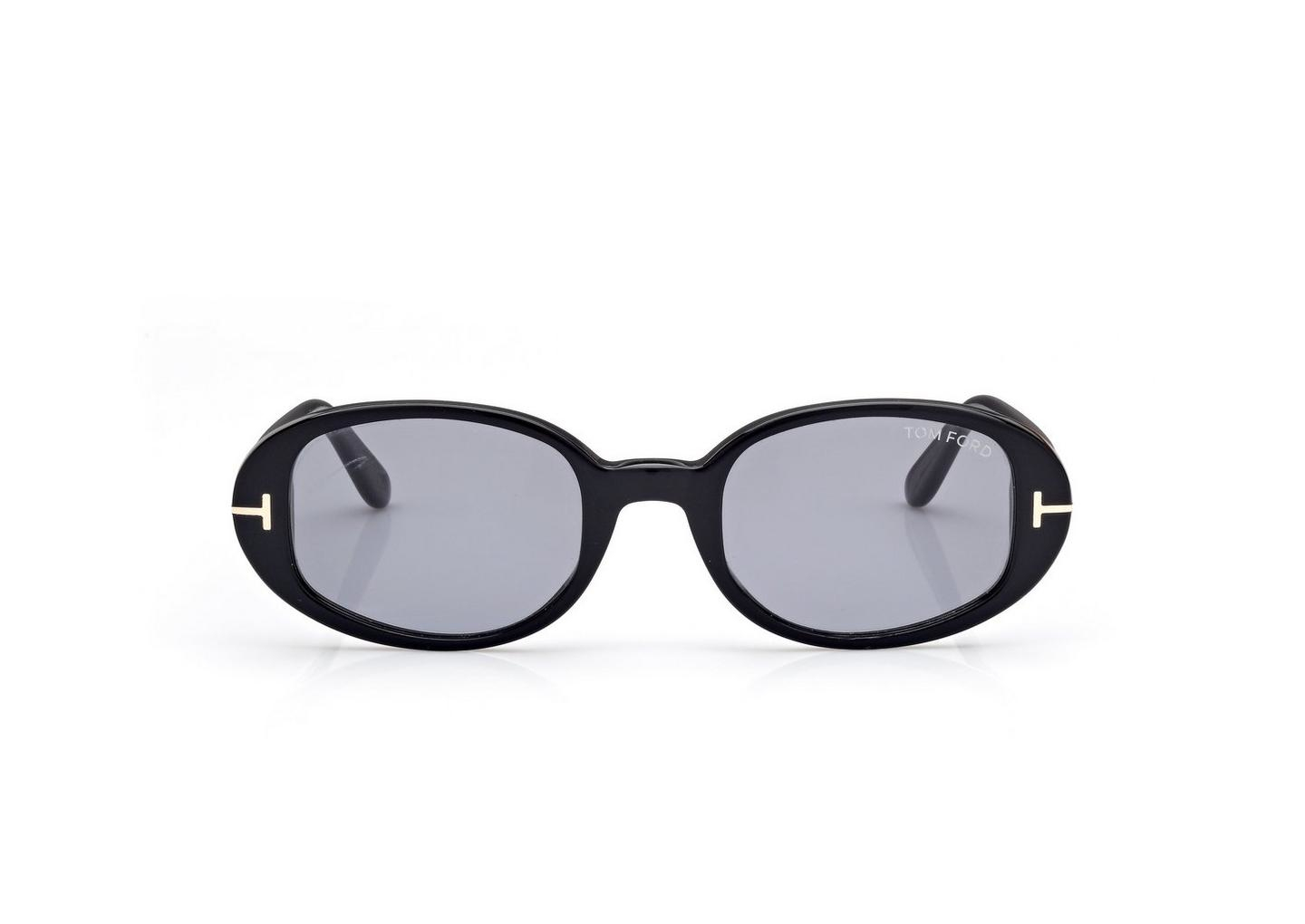 Tom Ford Black Frame TF 1364 Iggy Light Gray Lenses 01A 49-21