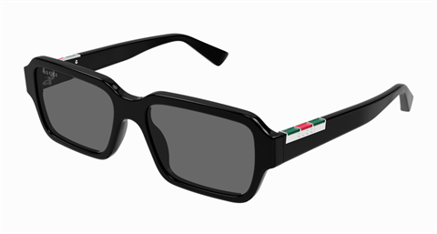 小物 GUCCI sunglasses GG sherry line eyewear Gucci GG 1887S 001 54 Women's Black Rectangular Sunglasses