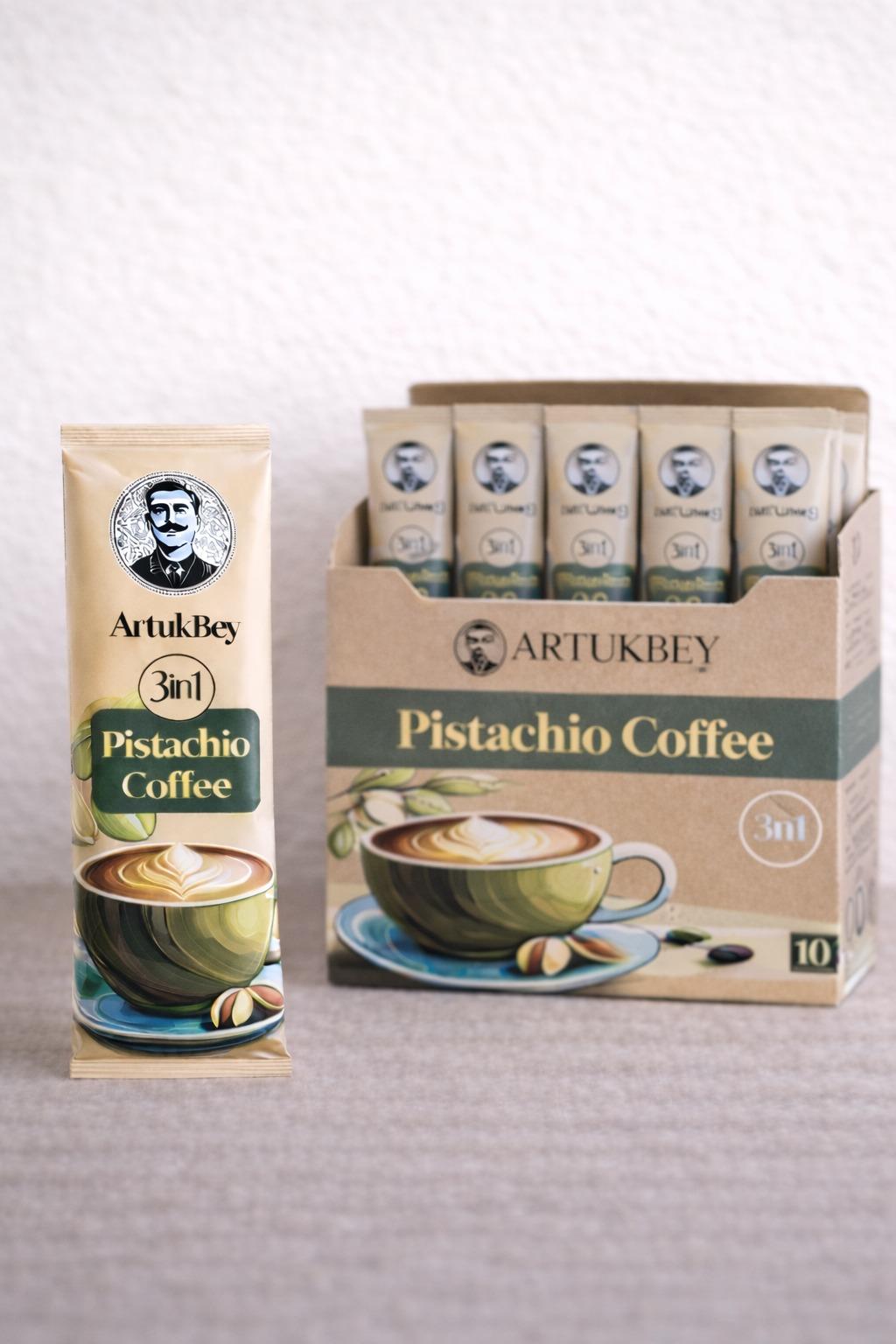 3'ü 1 Arada Fıstıklı 24 gr*10 Adet