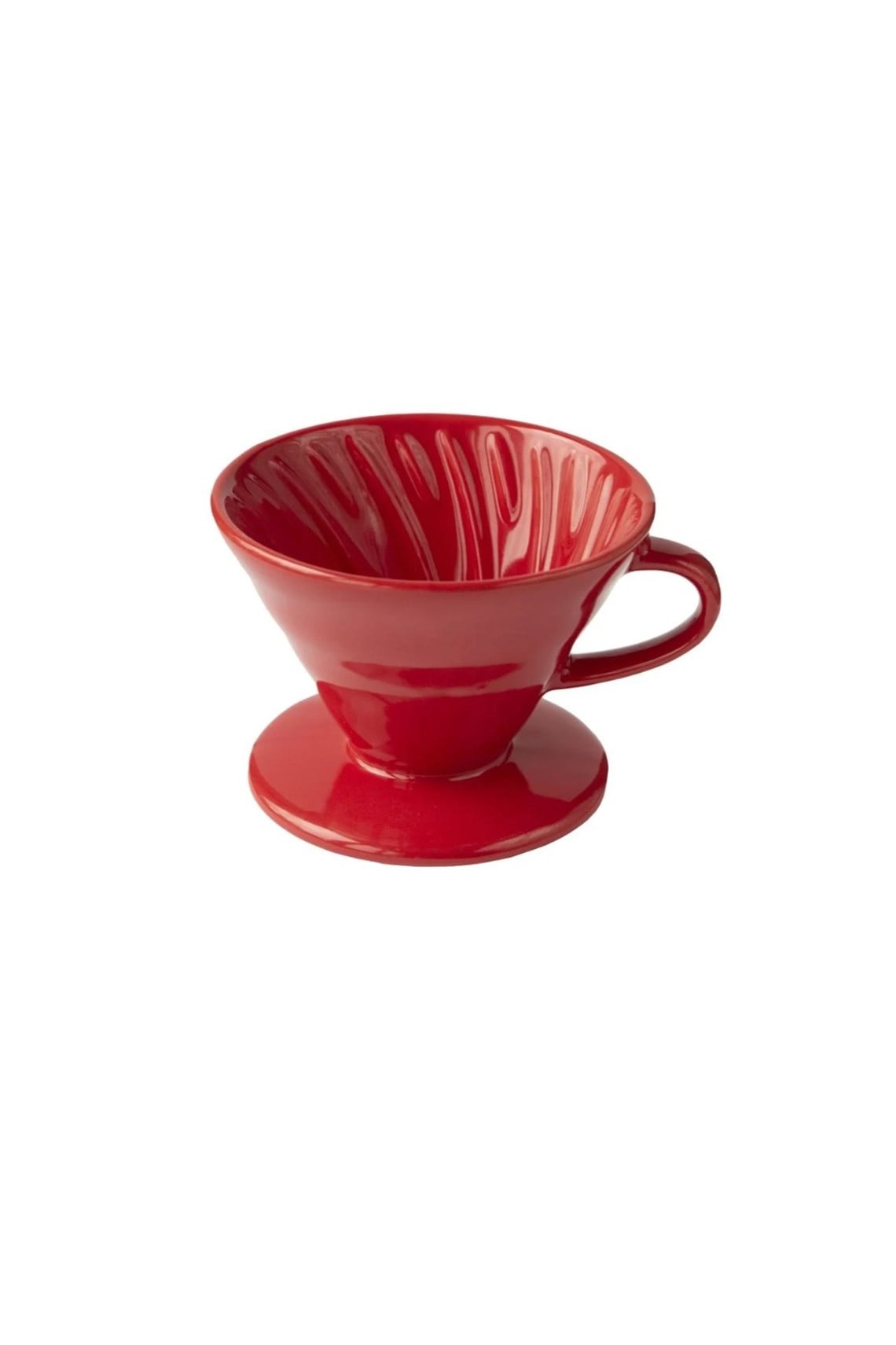 Artukbey V60 02 Seramik Kahve Dripper Kırmızı