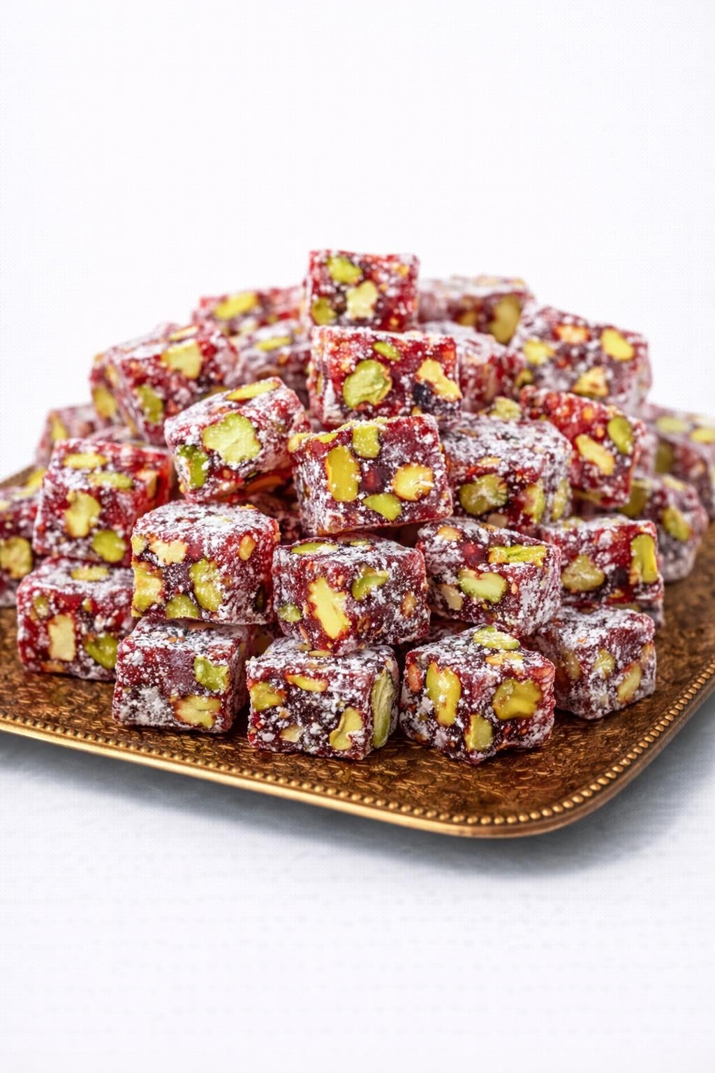 Çifte Kavrulmuş Narlı Fıstıklı Lokum 250 Gr