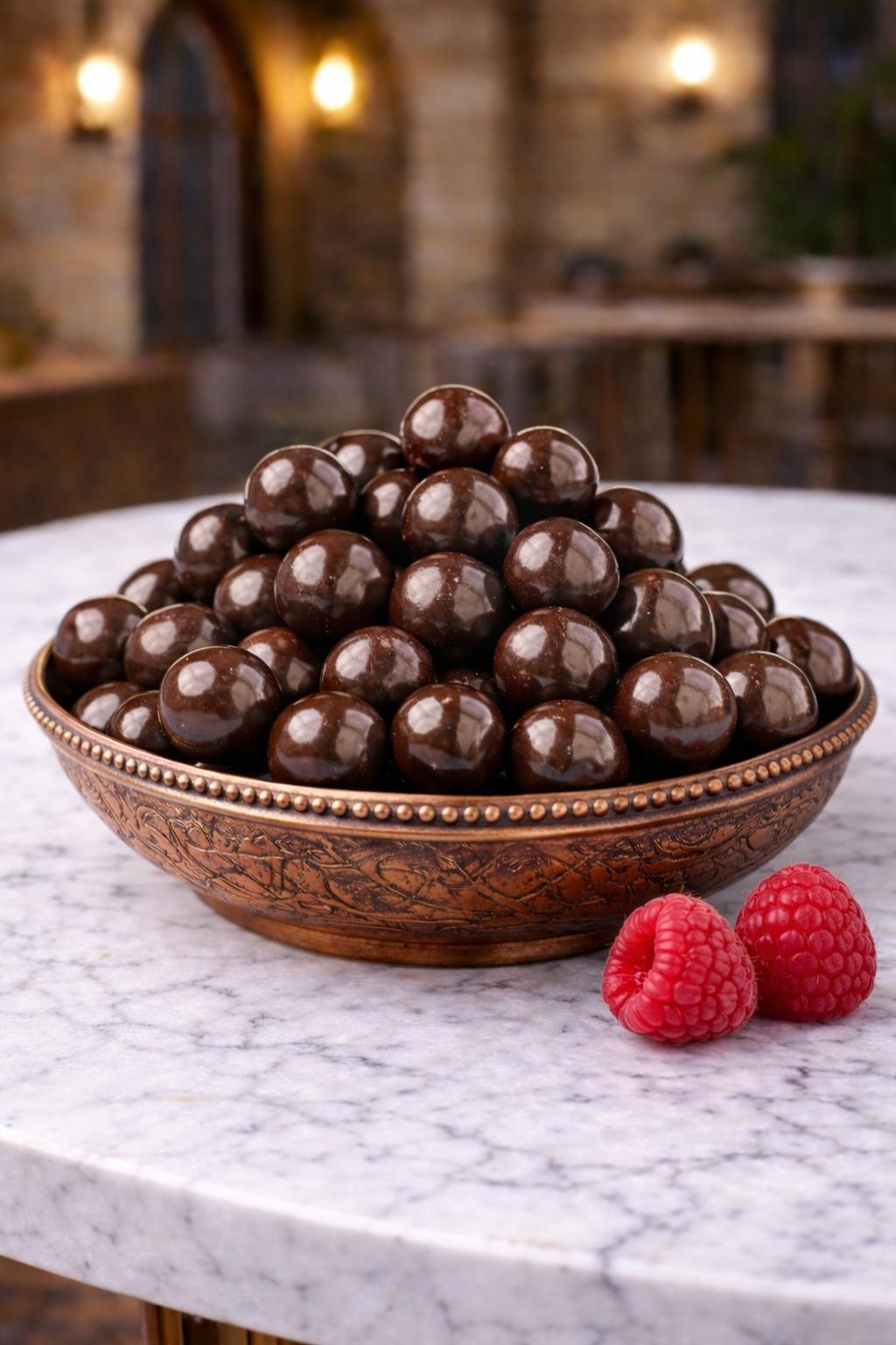 Çikolatalı Ahududulu Draje 250 Gr