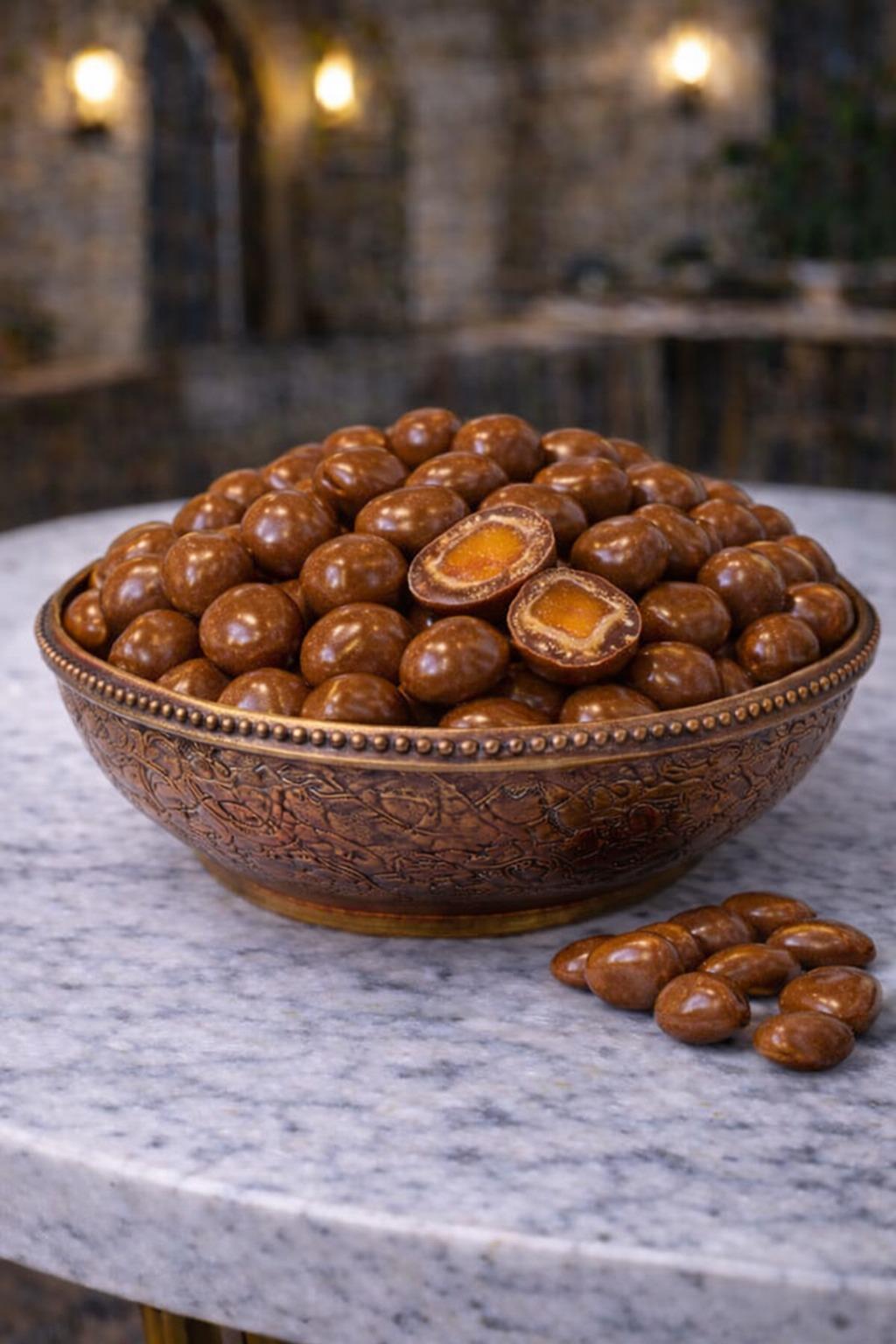 Çikolatalı Portakallı Draje 1 Kg