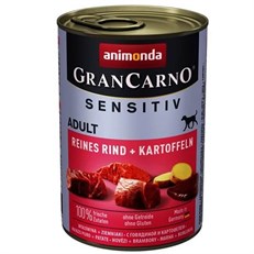 Animonda Gran Carno Sensitive Sığır Etli Ve Patatesli Yetişkin Köpek Konservesi