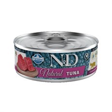 N&D Natural Tuna Balıklı Yetişkin Konserve Kedi Maması